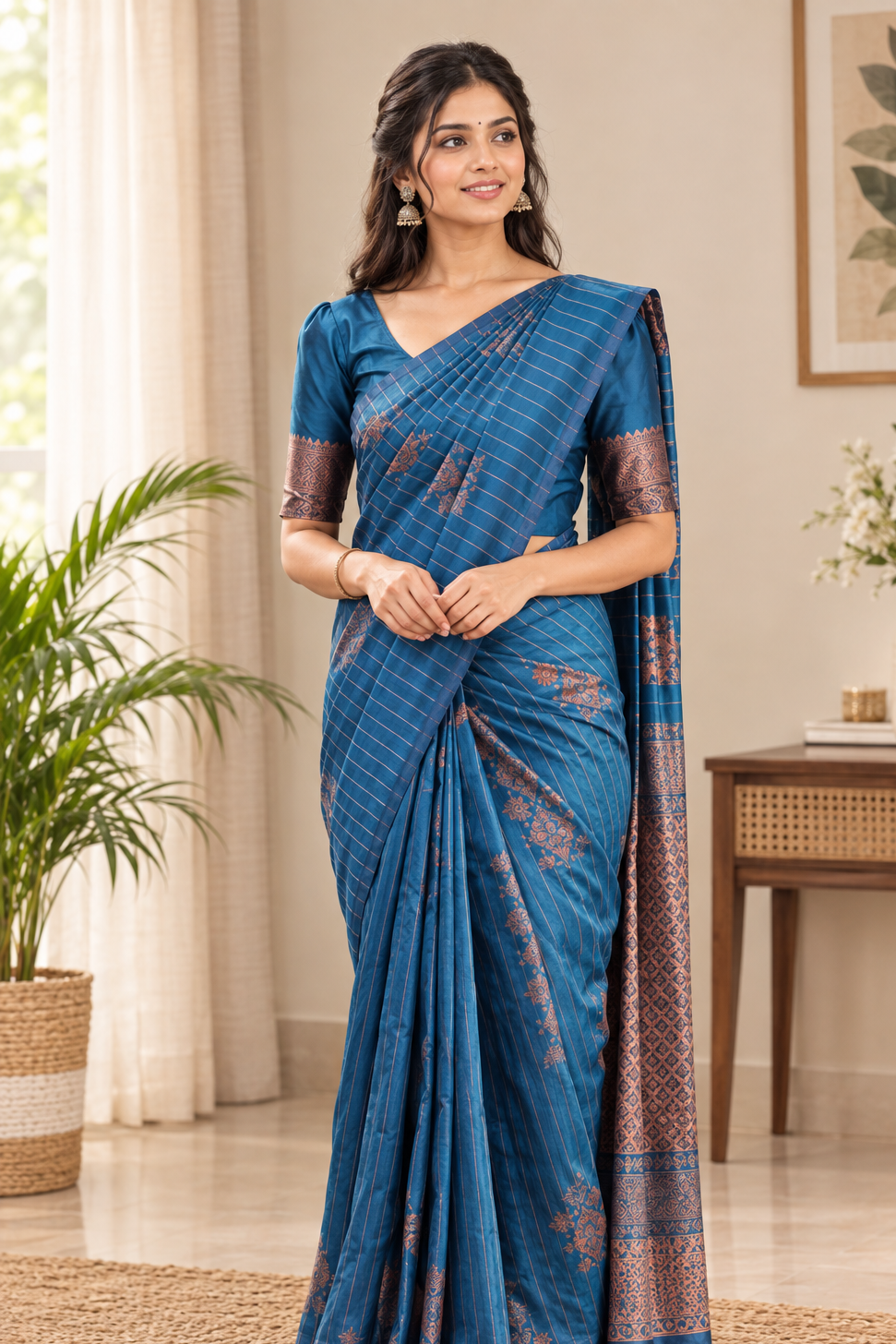 Soft Silk Saree with Unstitched Blouse Piece