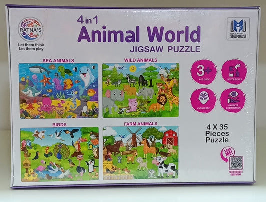 Jigsaw Puzzle for Kids - Animal World