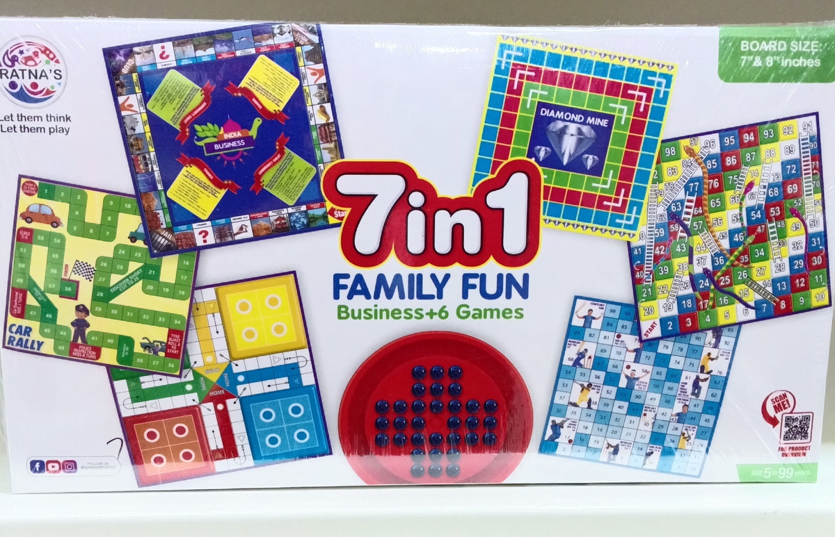 7 in 1 Family Fun Board Gam