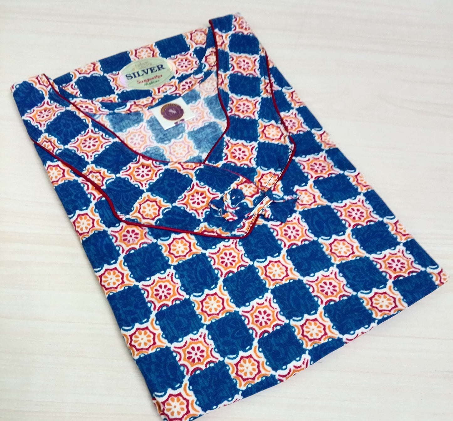 Cotton Nighty for Women - XL