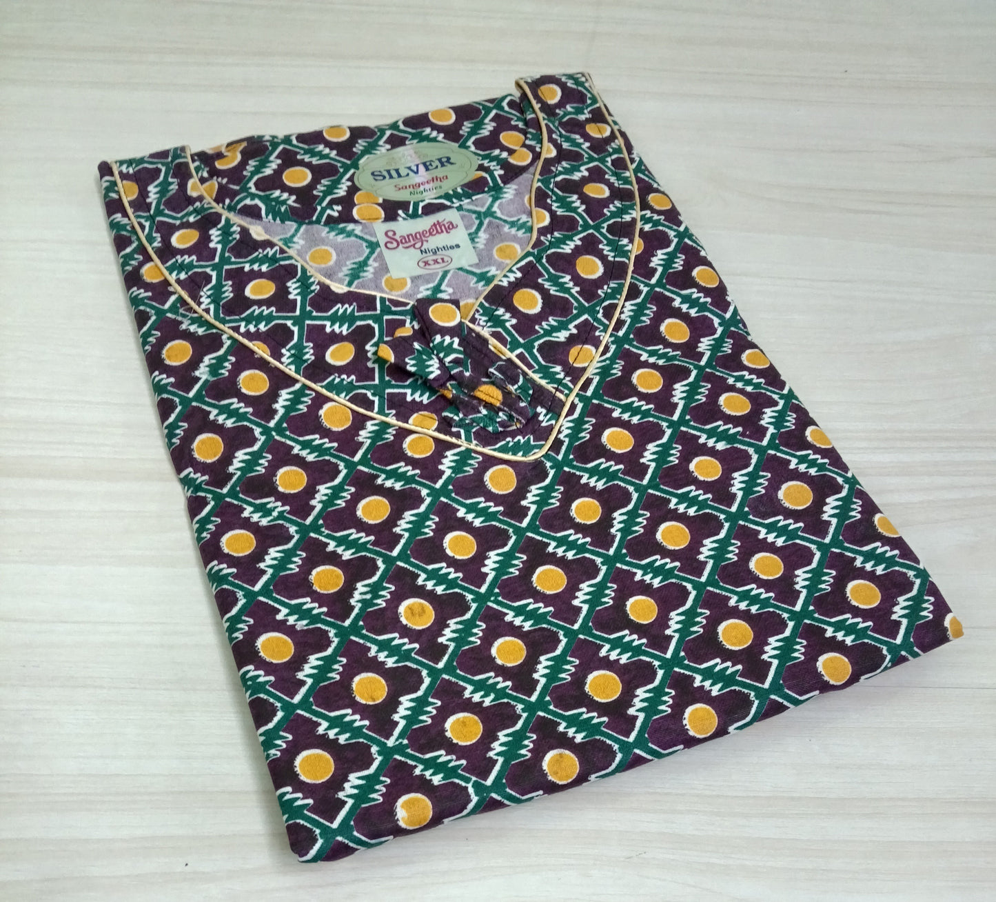Cotton Nighty for Women - XXL