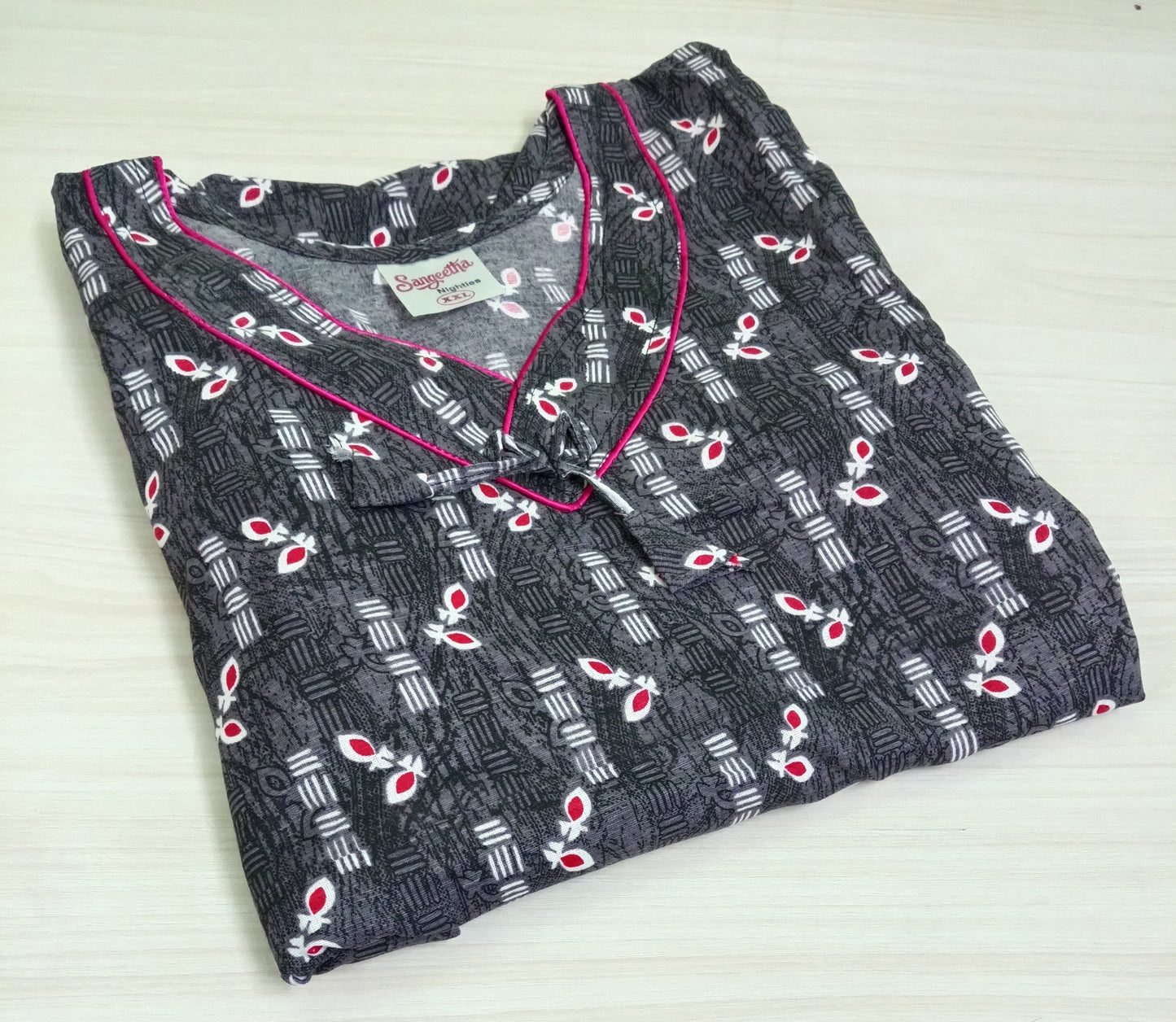 Cotton Nighty for Women - XXL