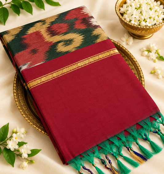 Pochampally Pure Cotton Saree