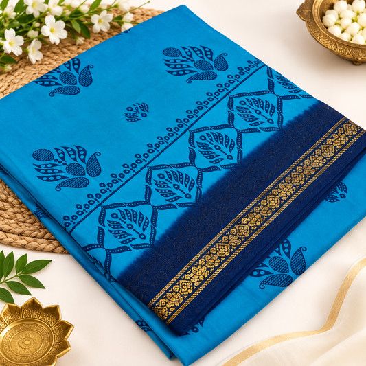 Sungudi Pure Cotton Saree