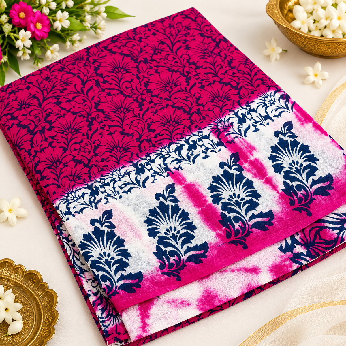 Sungudi Pure Cotton Saree