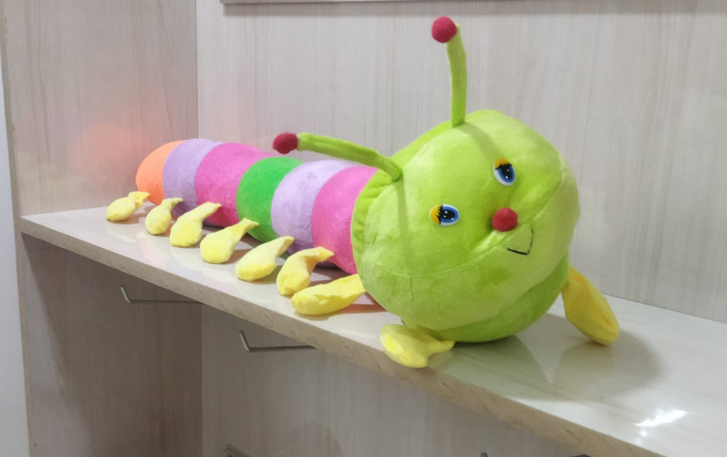 Rainbow Caterpillar Plush Toy