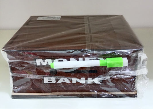 Wooden Money Saving Box 100000