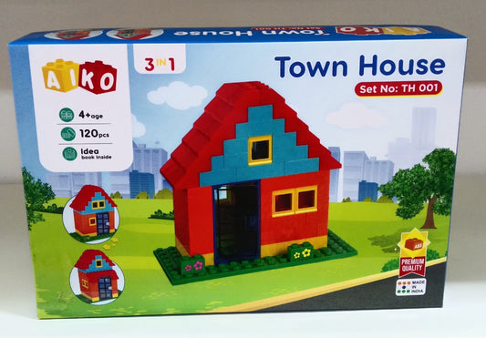 Town House Set Building Blocks