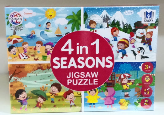 4 in 1 Jigsaw Puzzle Seasons