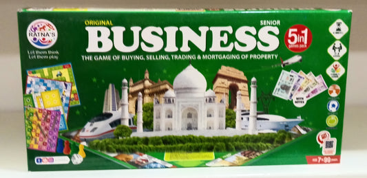5 in 1 Business Senior Deluxe Board Game