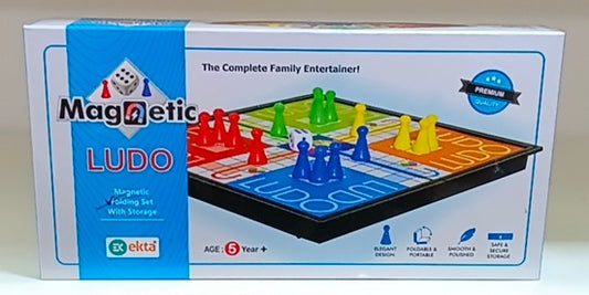 Foldable Magnetic Ludo Game