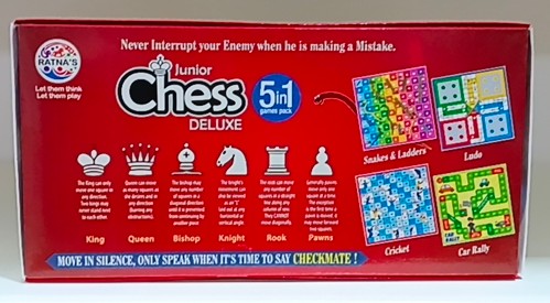 CHESS 5 IN 1 JUNIOR DELUXE