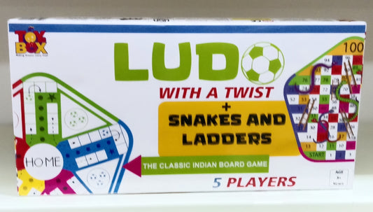5 Players Ludo and Snake & Ladder