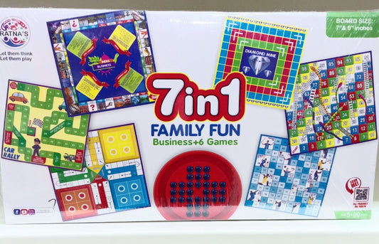 7 in 1 Family Fun Board Gam