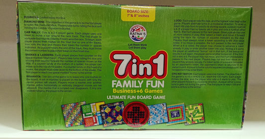 7 in 1 Family Fun Board Gam