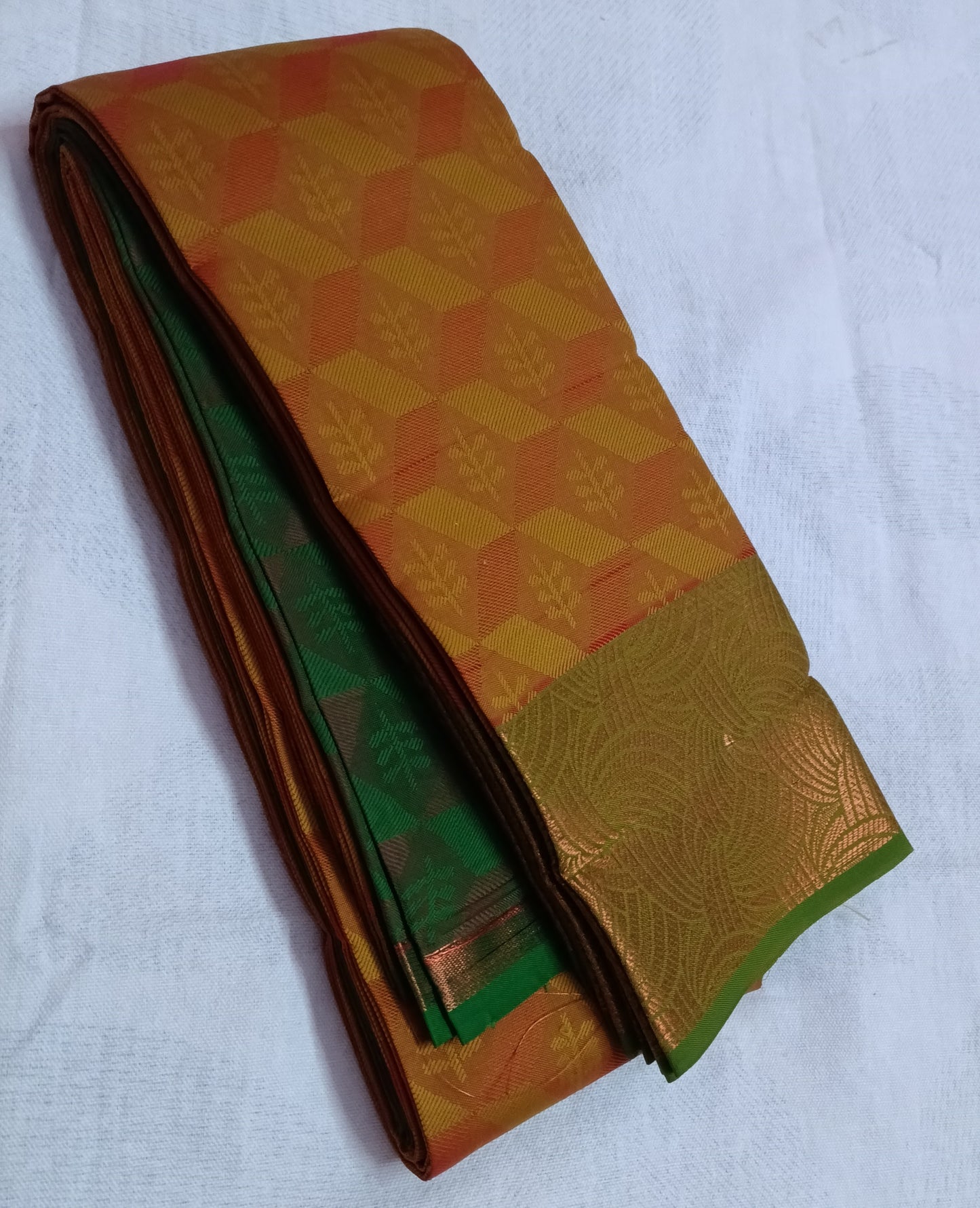 Elampillai Silk Saree with Unstitched Blouse Piece