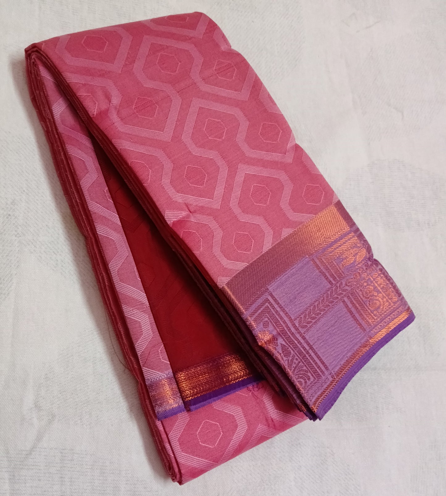 Elampillai Silk Saree with Unstitched Blouse Piece