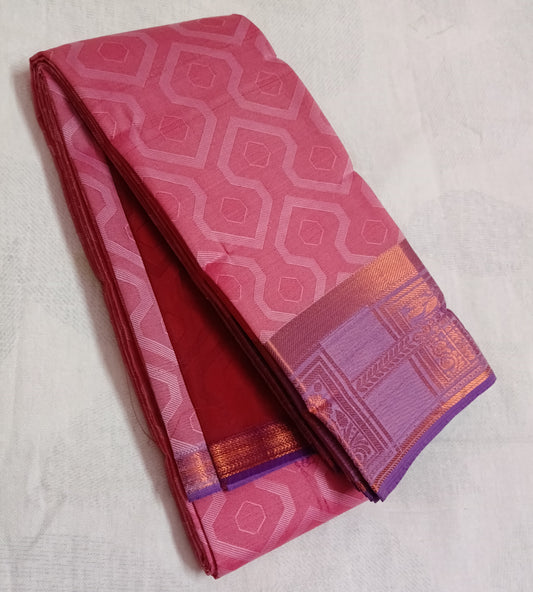 Elampillai Silk Saree with Unstitched Blouse Piece