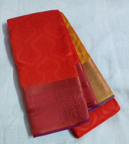 Elampillai Silk Saree with Unstitched Blouse Piece