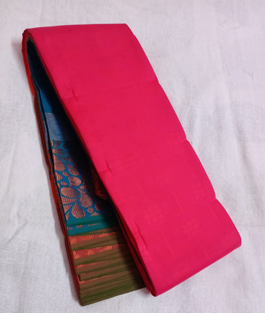 Elampillai Silk Saree with Unstitched Blouse Piece