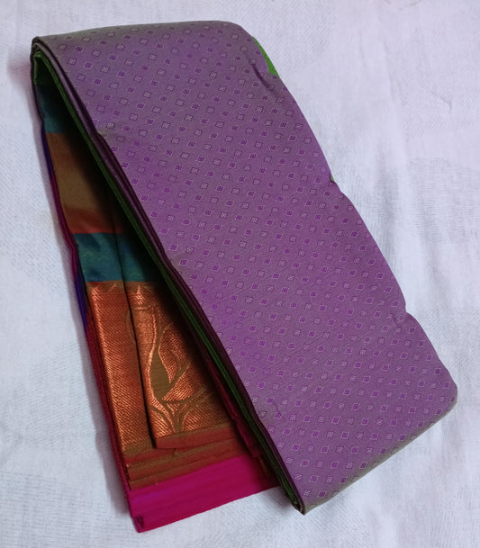 Elampillai Silk Saree with Unstitched Blouse Piece