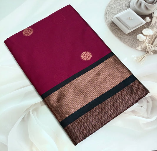 Soft Silk Saree with Unstitched Blouse Piece