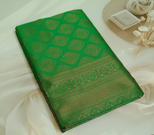 Soft Silk Saree with Unstitched Blouse Piece
