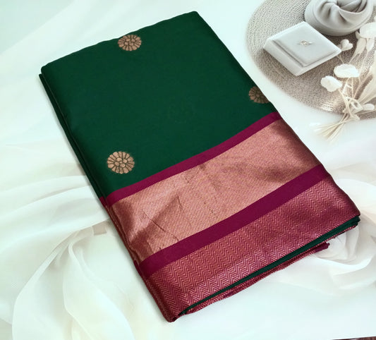 Soft Silk Saree with Unstitched Blouse Piece