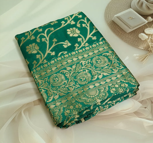 Soft Silk Saree with Unstitched Blouse Piece