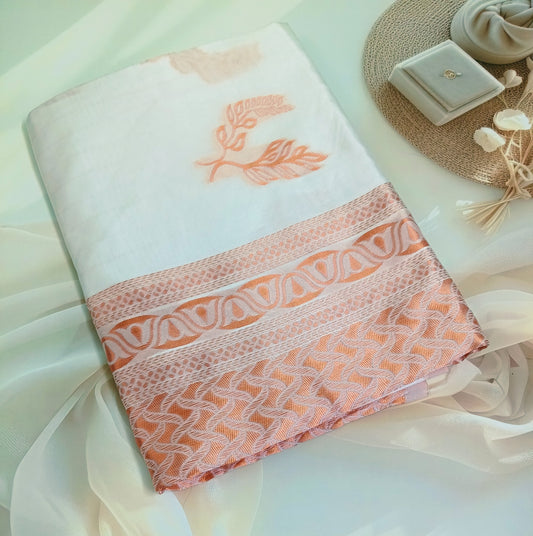Soft Silk Saree with Unstitched Blouse Piece
