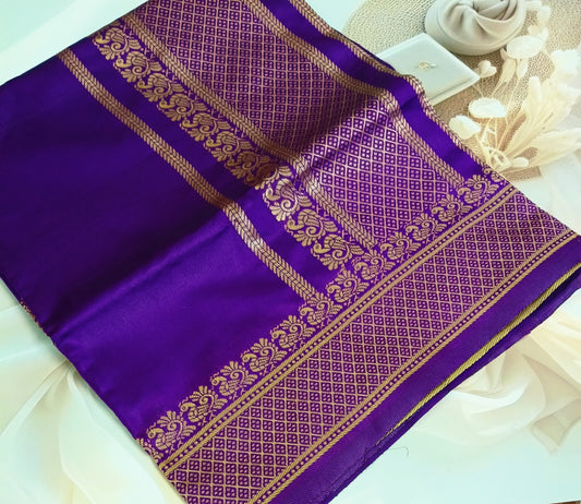 Soft Silk Saree with Unstitched Blouse Piece