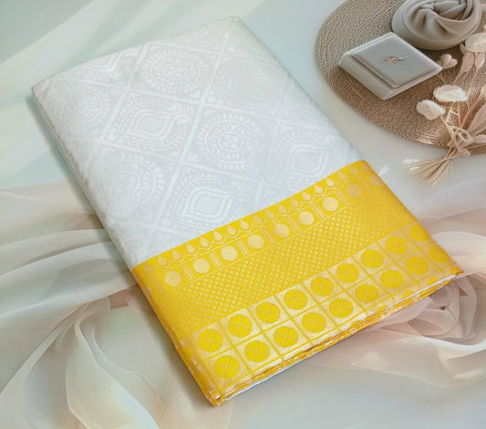 Soft Silk Saree with Unstitched Blouse Piece
