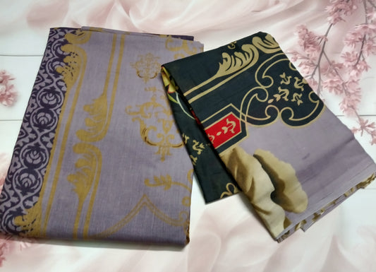 Women's Cotton Print Unstitched Salwar Suit Material