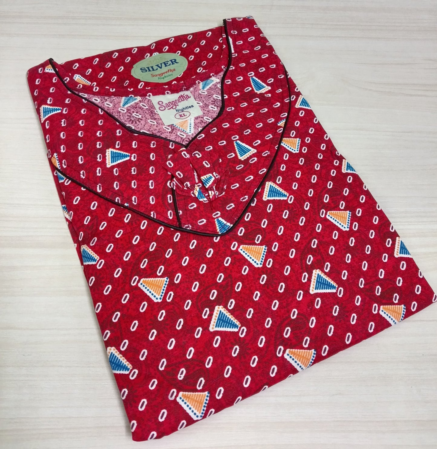 Cotton Nighty for Women - XL