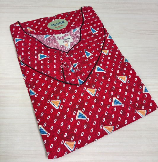 Cotton Nighty for Women - XL