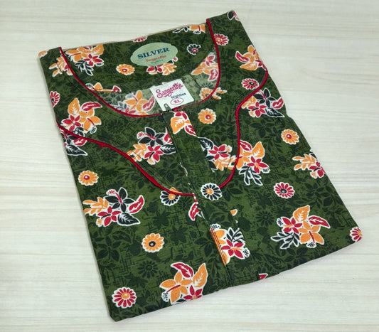 Cotton Nighty for Women - XL