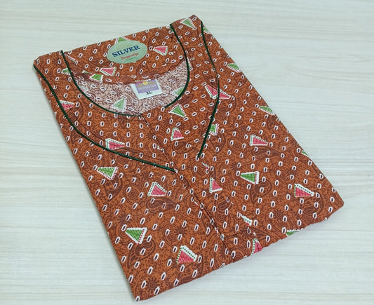Cotton Nighty for Women - XL