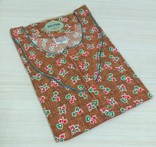 Cotton Nighty for Women - XL