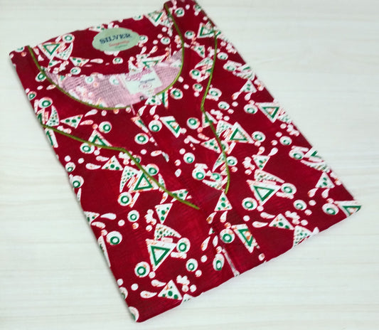 Cotton Nighty for Women - XL