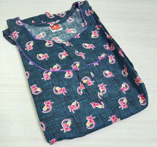 Cotton Nighty for Women - XXL