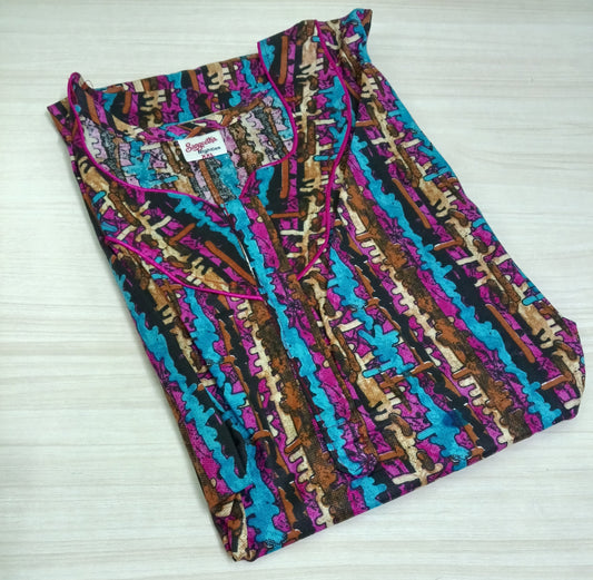 Cotton Nighty for Women - XXL