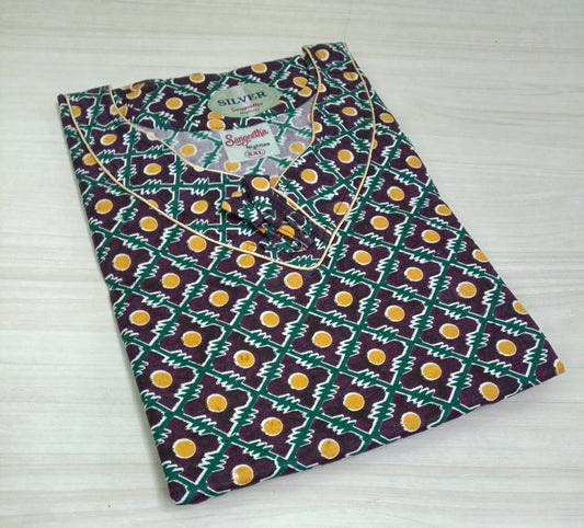 Cotton Nighty for Women - XXL