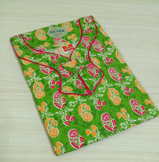 Cotton Nighty for Women - XXL