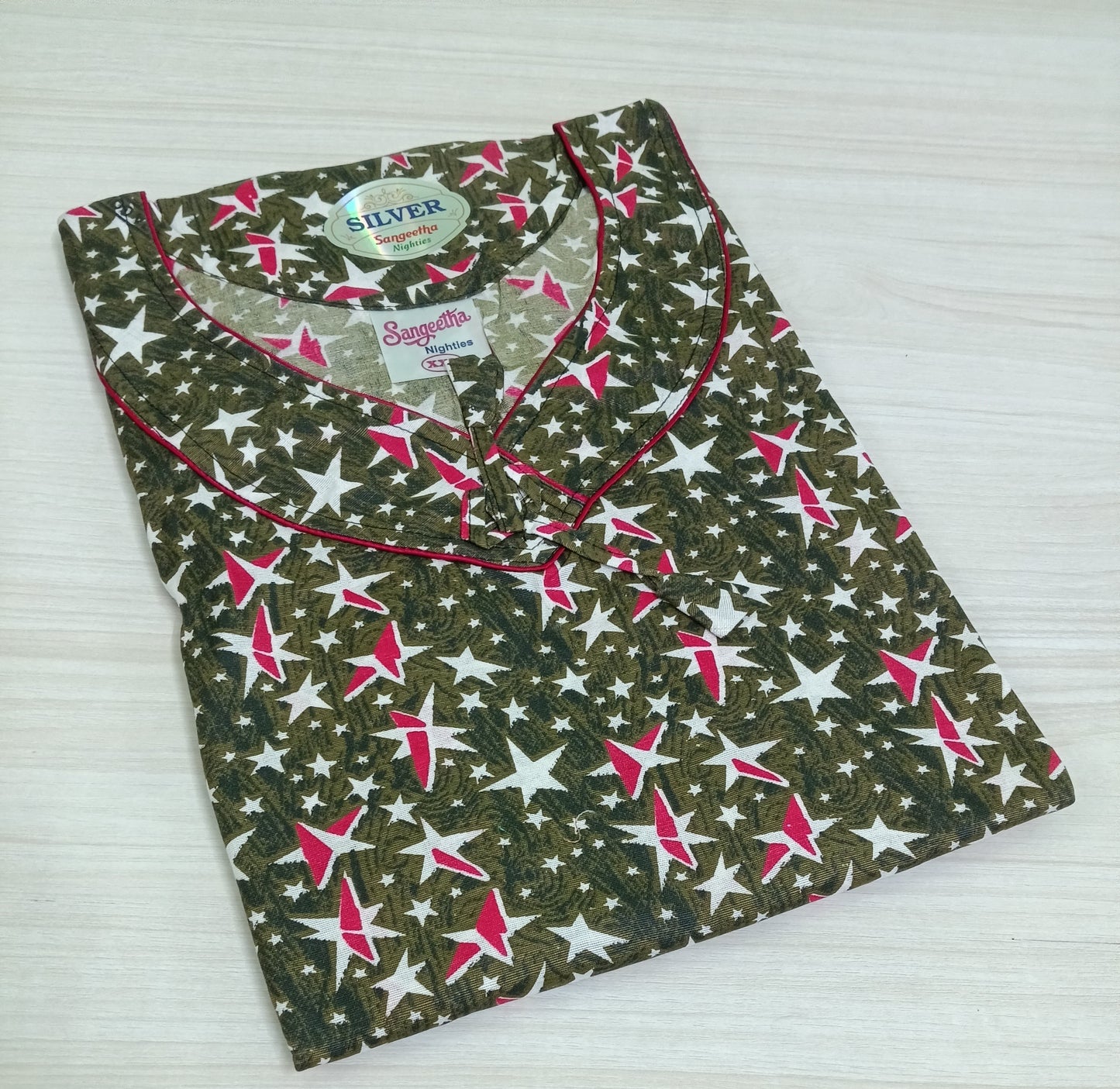 Cotton Nighty for Women - XXL