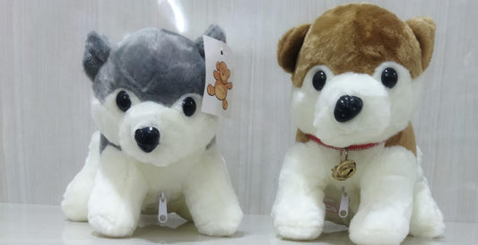 Husky Dog Plush Toy